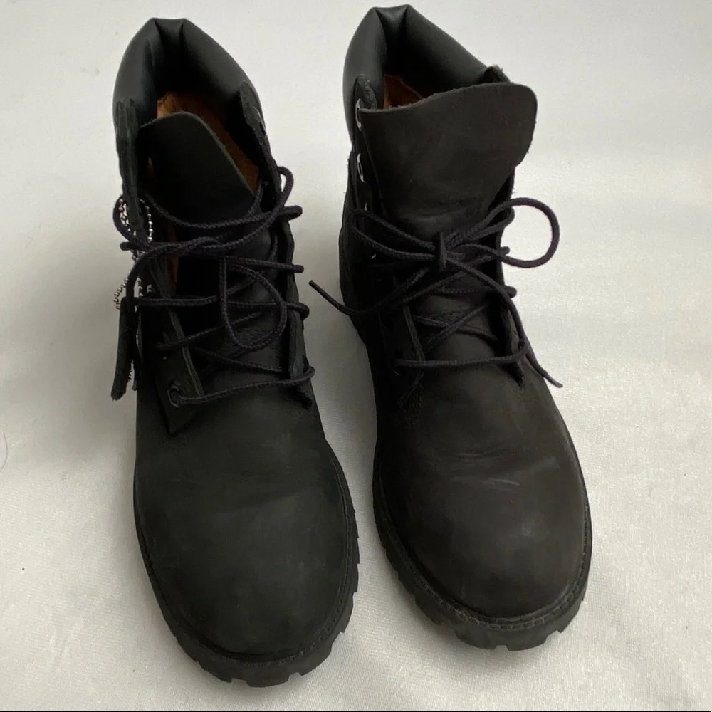 Timberland Classic black waterproof work boots